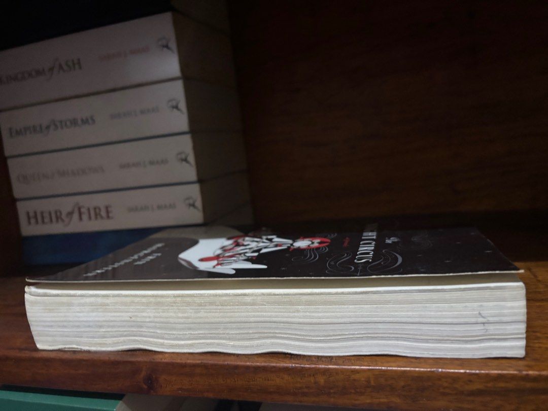 The Night Circus by Erin Morgenstern (Category: Storybooks) located in Quezon City. Submitted by booksandteesph (Listing ID 1401843490, Image 3). Description: Has water damage but still readable!.