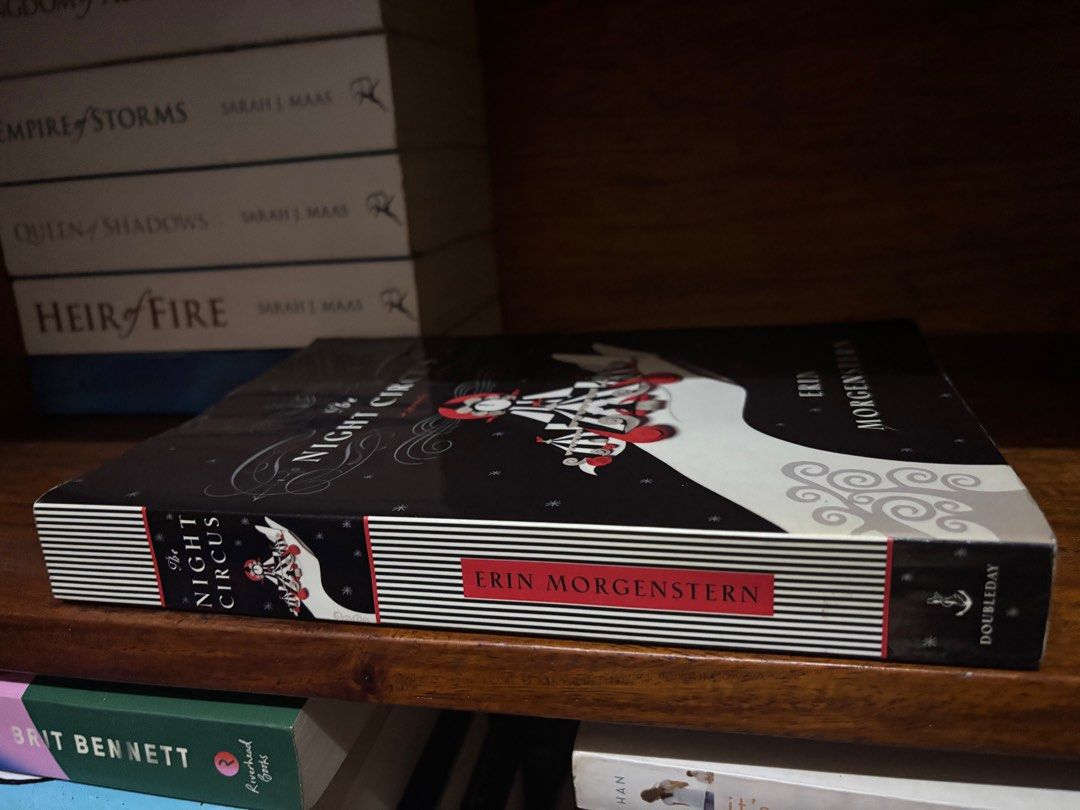 The Night Circus by Erin Morgenstern (Category: Storybooks) located in Quezon City. Submitted by booksandteesph (Listing ID 1401843490, Image 1). Description: Has water damage but still readable!.