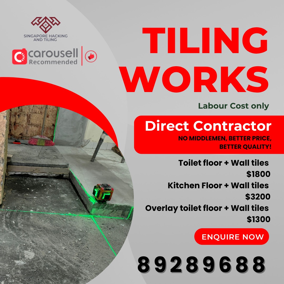 Tiling/Flooring/Hacking/BTO/Condo/HDB Hacking Services/Demolish ...