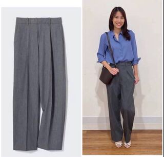 Uniqlo wide pleated pants Dijual Beli 500+ Uniqlo wide pleated