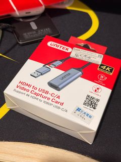 UNITEK HDMI to USB-C/A Video Capture Card