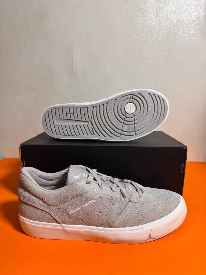 [AUTHENTIC | NEW] Jordan Series ES Grey Sneakers (Category: Sneakers) located in Makati City. Submitted by abstanding (Listing ID 1405306118, Image 3). Description: [AUTHENTIC | NEW] Jordan Series ES Grey Sneakers - Brand new - Mens (US10.5 / UK9.5 / EUR44.5) - Color: LT IRON / SAIL / FER CLR / VOILE - Includes original box.