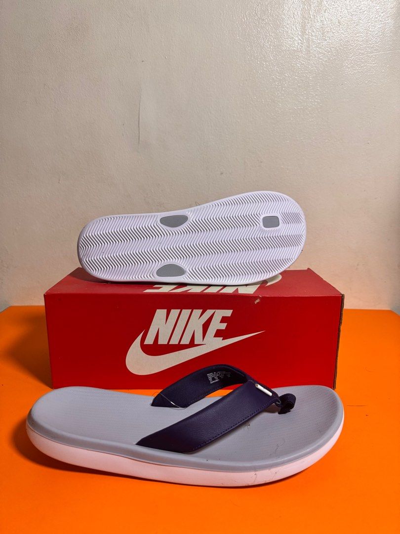 [AUTHENTIC | NEW] Nike Kepa Kai Thong Slides (Category: Slippers & Slides) located in Makati City. Submitted by abstanding (Listing ID 1405287633, Image 3). Description: [AUTHENTIC | NEW] Nike Kepa Kai Thong Slides - Brand new - Mens (US11 / UK10 / EUR45) - Color: Midnight Navy / Marine Minuit - Includes original box and tag - Comfortable and durable.