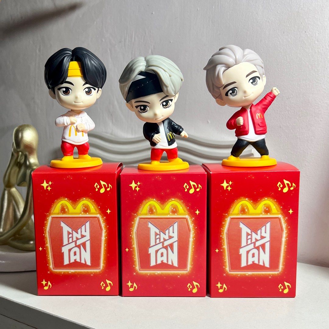 BTS Mcdo Collab - Encore Edition (Category: K-Wave Merchandise) located in Taguig. Submitted by septmbr. (Listing ID 1405339634, Image 1). Description: BTS x Mcdo Collab - Encore Edition 100 each 250 if for takeall RFS: Spare/Duplicate.