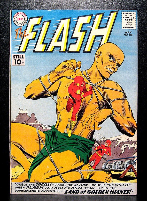 COMICS: DC: The Flash #120 (1961), 1st Flash & Kid Flash team-up/Barry ...