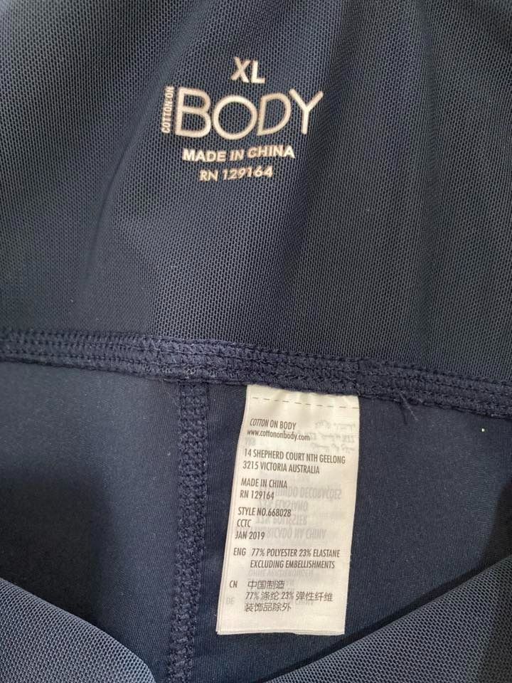Cotton On Body XL Leggings (Category: Activewear) located in Lopez. Submitted by faireeph (Listing ID 1405216621, Image 2). Description: 💌PRELOVED💌 Cotton On Body Leggings Size: XL (up to 35 inches waist) Bought it for: 1k+ Good condition.