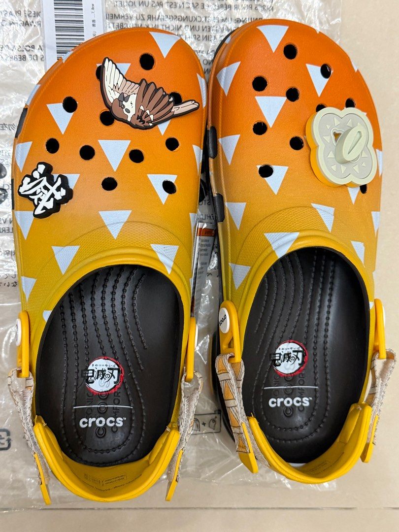 Crocs Demon Slayer Zenitsu Limited Edition (Category: Slippers & Slides) located in Pasay City. Submitted by declutter1130 (Listing ID 1405252203, Image 3). Description: For Sale Brand New Size M9/W11 Onhand Pho 5,799.
