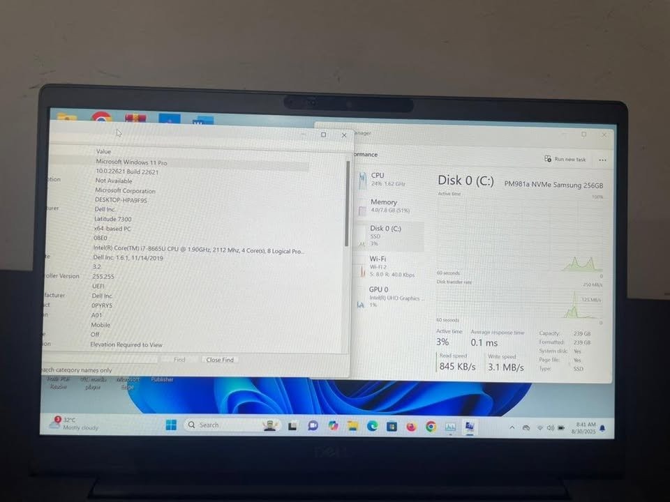 Dell Latitude 7300 | Intel i7-8th Gen | 16GB RAM | 512GB SSD ...