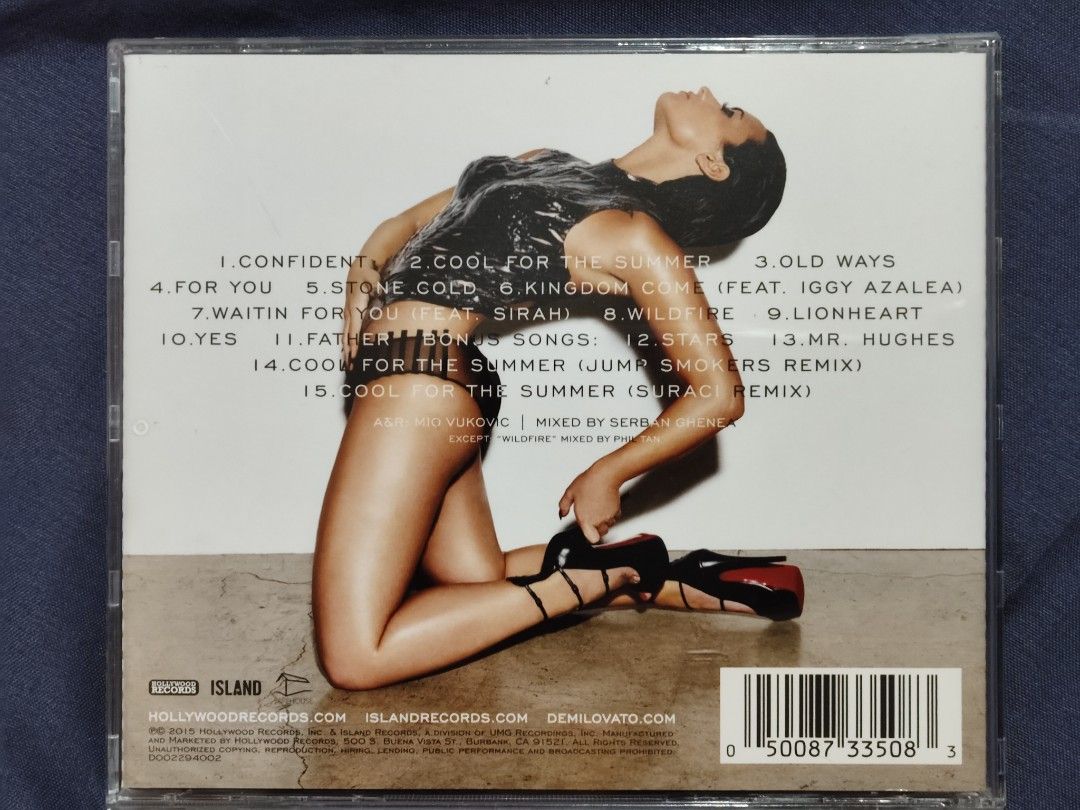 Demi Lovato - Confident Deluxe Edition (US) (Category: CDs & DVDs) located in Angeles City. Submitted by the-wonder-store (Listing ID 1405236486, Image 2). Description: - Demi Lovato's "Confident" album CD - Features tracks: "Cool for the Summer," "Old Ways," "Kingdom Come (feat. Iggy Azalea)" - Deluxe Edition - Pre-owned disc in great condition - Made in USA Payment: GCash Shipping: J&T.