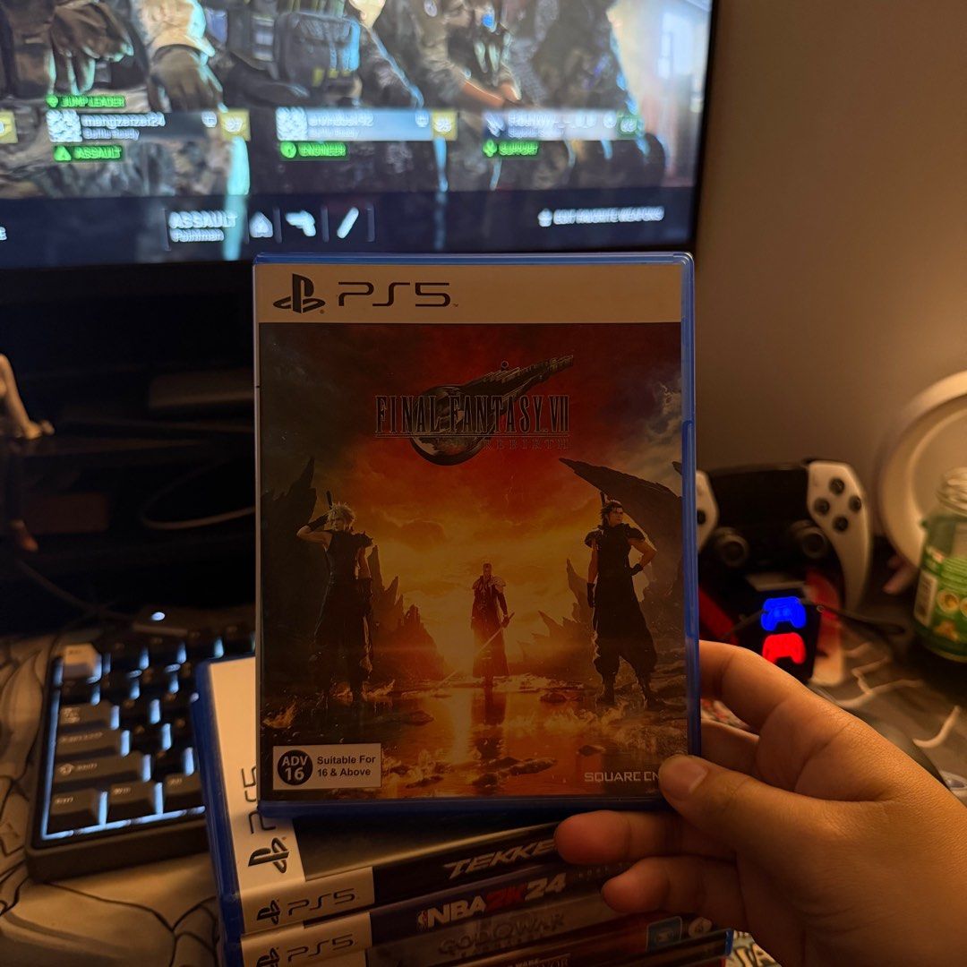 For Sale PS4/PS5 Games (Category: PlayStation) located in Manila. Submitted by localstreetwear (Listing ID 1405342861, Image 2). Description: For Sale! PS5 and PS4 Game. 2K24 - 800 GOWR - SOLD Jedi Survivor - 1,200 Final Fantasy 7 Rebirth - SOLD Aliens Fire Team Elite - 1,000 The Last of Us 1 - 700 Final Fantasy 15 - 700 Meet-ups around antipolo area only Sf shoulder by the buyer..