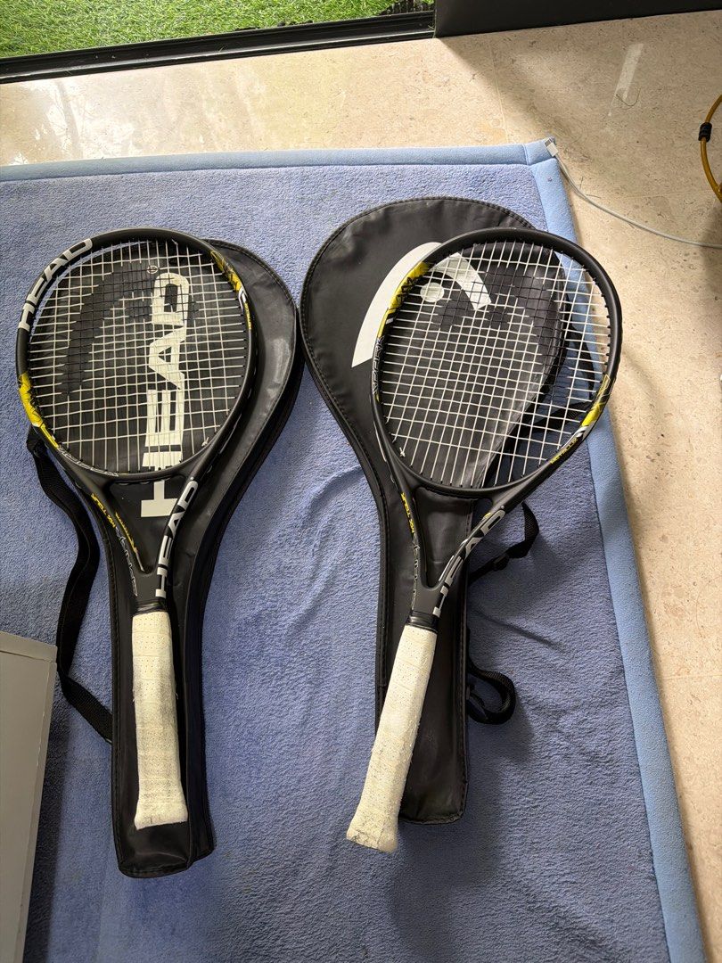 Head Spark MX tour Rackets - Pair, Sports Equipment, Sports & Games ...