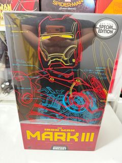 Figurine Hot Toys Iron Man Mark 3 Diecast 1/6 - Chef-d'œuvre Du Film (Occasion Très Bon État)
