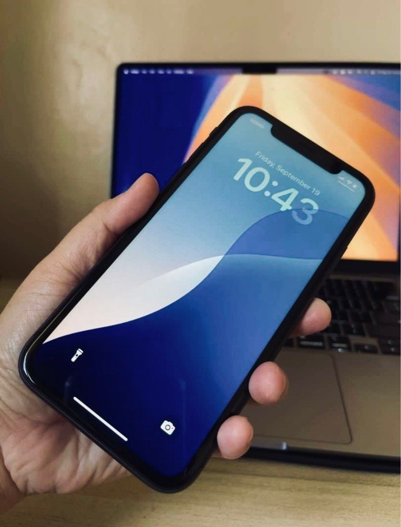 iPhone 11 (Category: iPhone 11 Series) located in Ozamiz City. Submitted by bleu.collar (Listing ID 1404833425, Image 2). Description: - with cord charger - with box - 128gb - 75% battery health - iPhone 11 in black. - Excellent condition. - Clean and well-maintained. - Classic black color. - Ready for immediate use. - See photos for details..