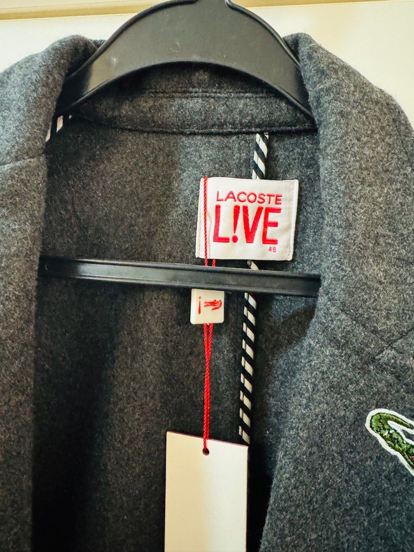 Jacket (Category: Coats, Jackets and Outerwear) located in Singapore. Submitted by bosskail (Listing ID 1405209215, Image 4). Description: Authentic Lacoste Live good as new. Best fit to small. Meet me at Dakota Mrt.