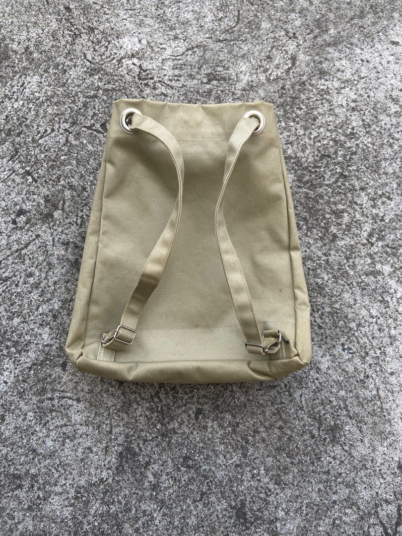 KANGOL MINI BAGPACKS (Category: Backpacks) located in Mabalacat. Submitted by alternativegoods.co (Listing ID 1405213334, Image 2). Description: - authentic - kangol - mini bagpack - khaki - good condition - need wash .