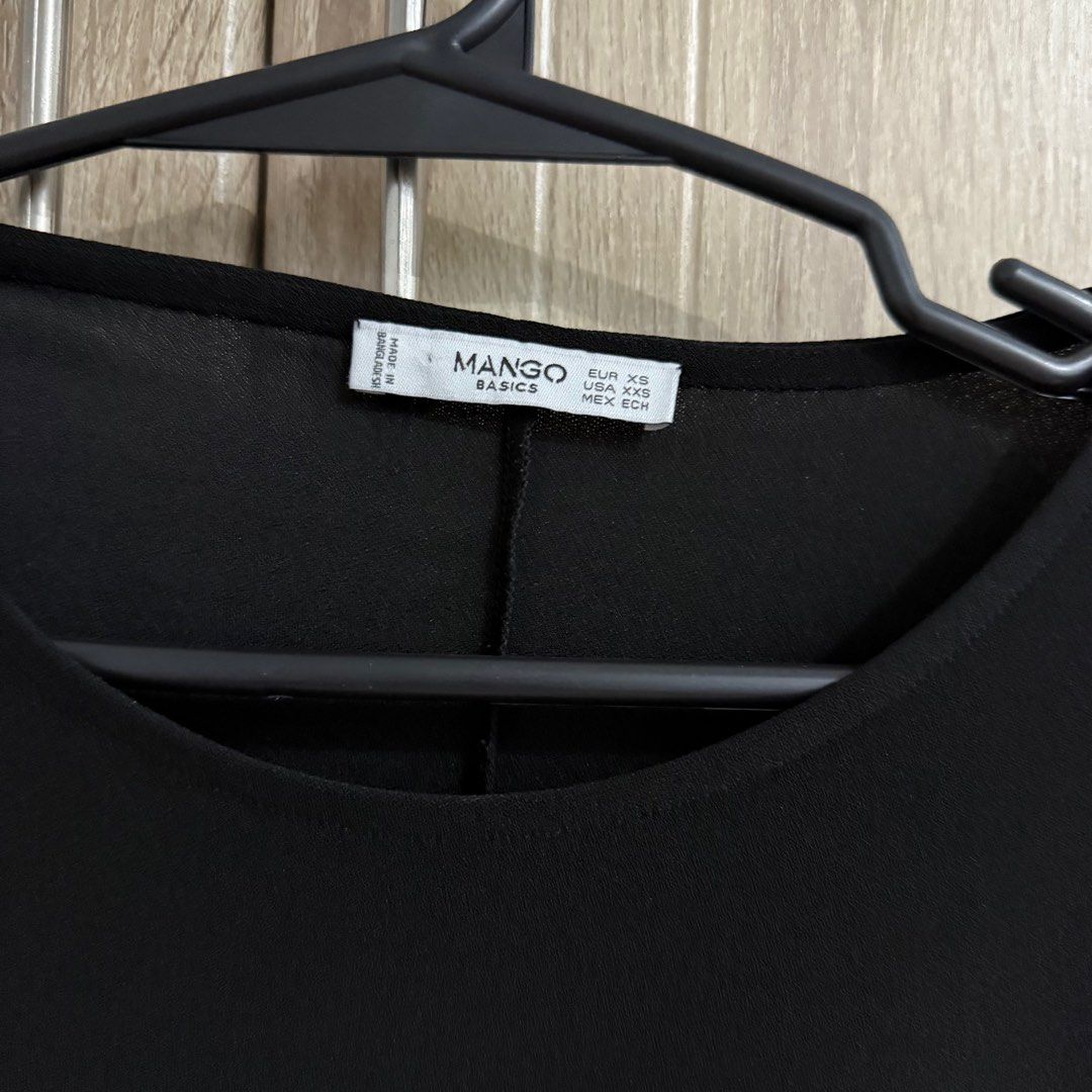 Mango Black Dress with Tie Sleeves (Category: Dresses) located in Quezon City. Submitted by _seyer (Listing ID 1405273197, Image 2). Description: .