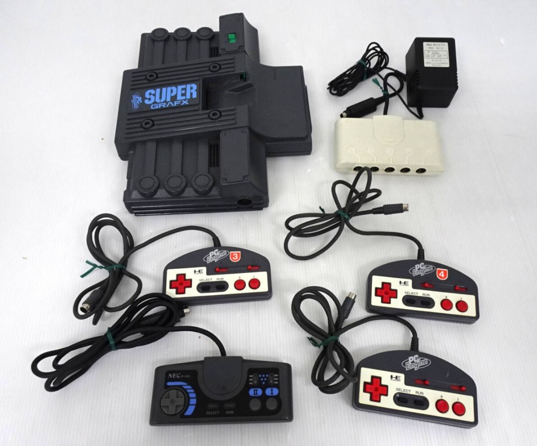 NEC PC Engine SUPER GRAFX PI-TG4 Super Graphics System Booting ...