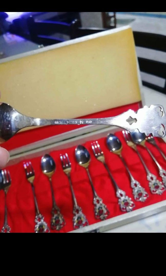 NICKEL SILVER TEASPOON AND FORK (Category: Other Kitchenware & Tableware) located in Liloan. Submitted by aidolcapz88 (Listing ID 1350044188, Image 3). Description: Take all 12pcs..