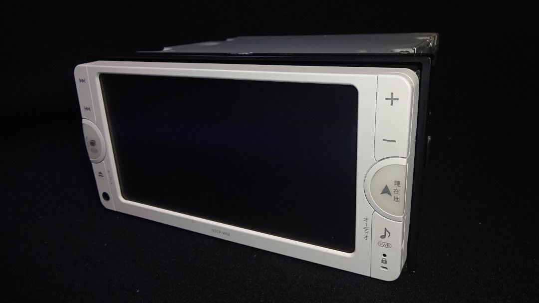 NSCP-W62 In-car navigation and audio head unit (Category: Other Audio Equipment) located in Paranaque City. Submitted by kutoi.ancheta (Listing ID 1405312686, Image 3). Description: In-car navigation and audio head unit (OEM-style double-DIN radio). TITLE: NSCP-W62. PRODUCTION YEAR: Unconfirmed. RELEASE DATE: Associated with the 2012 model year of Toyota vehicles in Japan. PUBLISHER: Pioneer Corporation. ARTWORK DESCRIPTION: Not applicable. Image