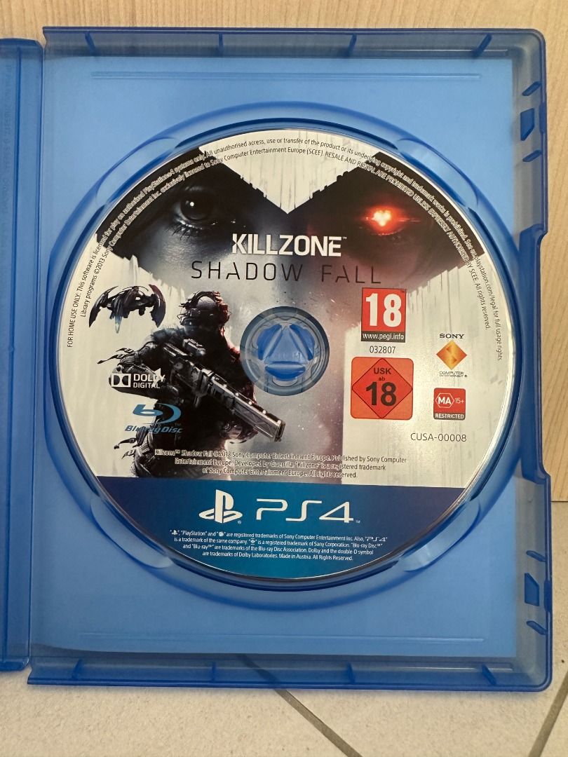 PS4 Killzone: Shadow Fall (Category: PlayStation) located in Singapore. Submitted by zincgt (Listing ID 1405187199, Image 3). Description: - Mint condition - Self collect at 530408 Hougang Central or add on $2.50 for tracked postage.