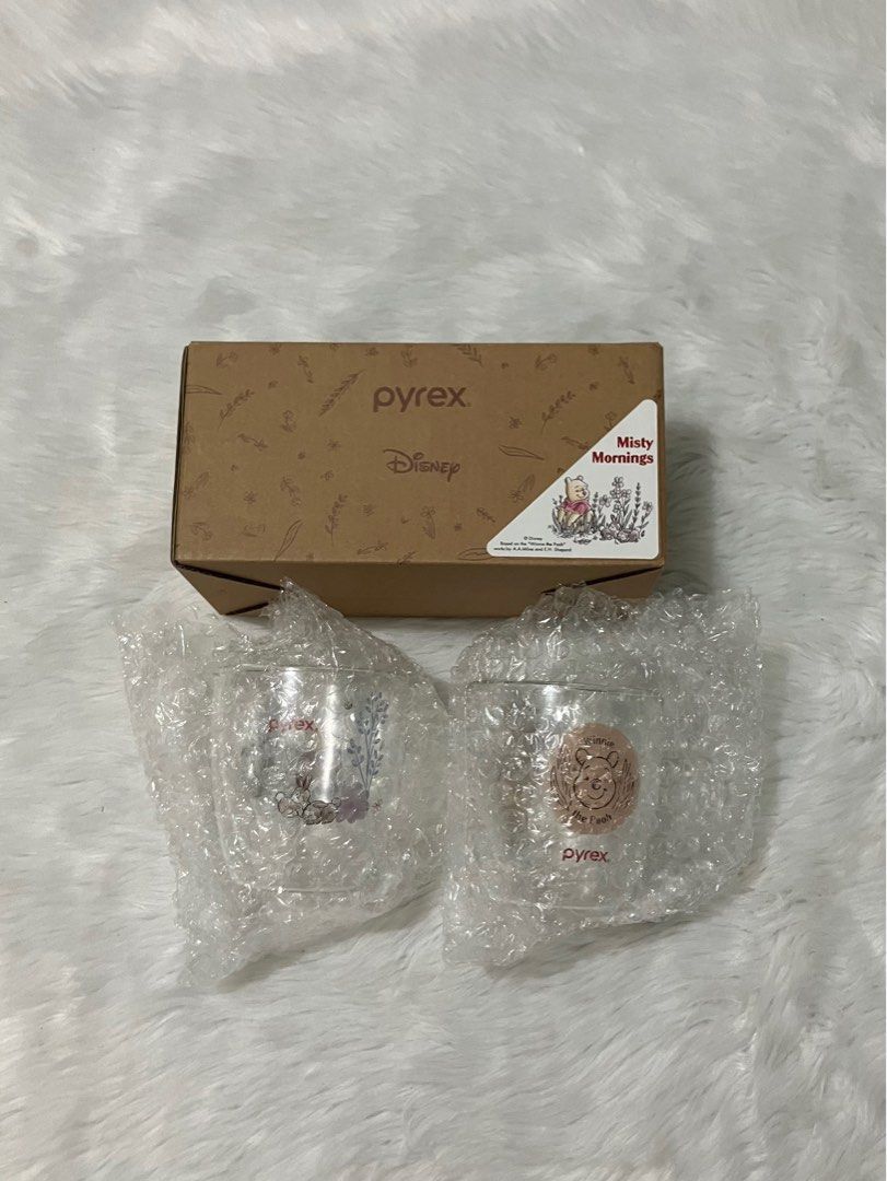 pyrex x disney double wall mug set (Category: Coffee & Tea Tableware) located in Muntinlupa City. Submitted by konmaried (Listing ID 1404698982, Image 2). Description: pyrex x disney 2pc 250ml mop: maya/bank transfer.