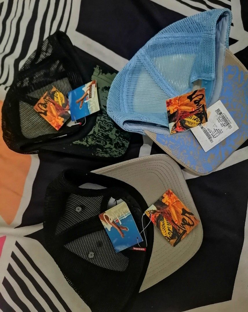 Quiksilver Caps - Set of 3 (Category: Caps & Hats) located in Cebu City. Submitted by roadthrift (Listing ID 1405217332, Image 2). Description: Quicksilver truckers cap Brand new condition with hagtag 650 each 1.5k aspak.
