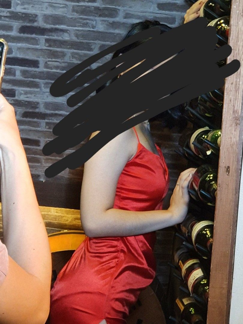 Jessica Rabbit Inspired Dress (Category: Dresses) located in Quezon City. Submitted by declutterhouse (Listing ID 1405276352, Image 2). Description: - Red satin midi dress - Cowl neckline - Thigh-high slit - Spaghetti straps - Fitted silhouette - Perfect for special occasions - Luxurious sheen wore this once only for my debut! slit is quite high so i'd recommend someone with hips less than 36 inches. bought in orange app for 1k. my stats bust 32 