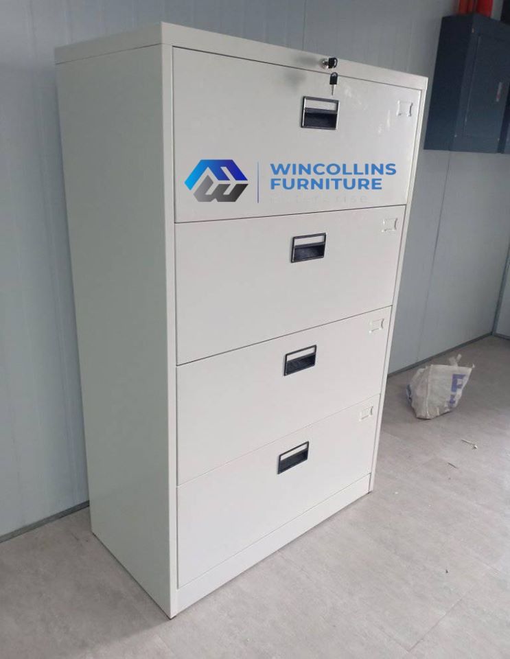 Regular Handle Lateral Filing Cabinet, Central Lock, Furniture & Home ...