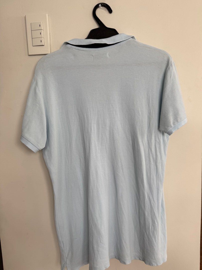 RRJ Denim Light Blue Polo Shirt (Category: Shirts) located in Rizal. Submitted by marga911 (Listing ID 1405206771, Image 2). Description: Item: RRJ Denim Light Blue Polo Shirt Size: XL (Slim Fit) Please read before buying! 😊 📌Is the product stretchable? - Yes po. 📌Is the product original/branded? - Yes po. 📌Reason for selling? - Currently decluttering my closet from clothes that don’t fit me anymore :) 📌Meet-up or delivery? - Open po ako for