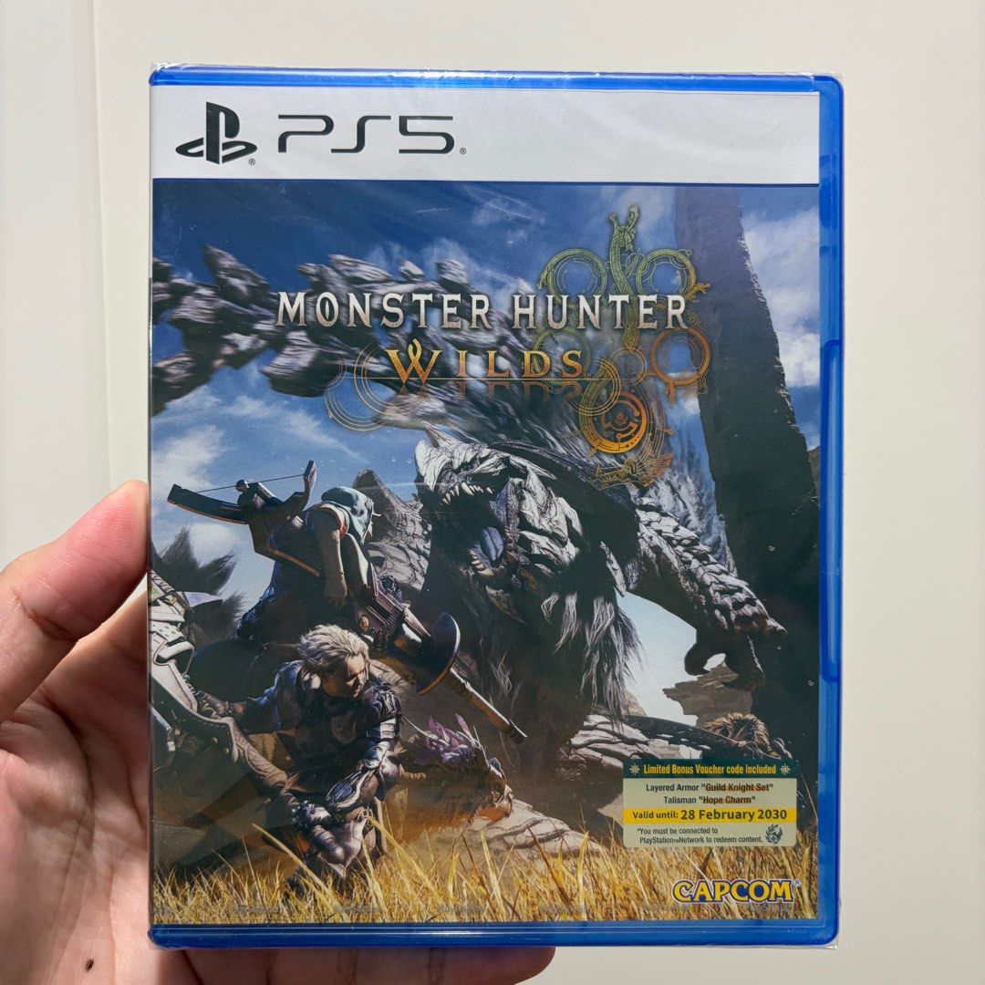Sealed Monster Hunter Wilds ps5 game (Category: PlayStation) located in Manila. Submitted by sweettotes_ph (Listing ID 1405285246, Image 1). Description: Brandnew Sealed MH Wilds I have other games feel free to check my listings :) For pickup or delivery Bdo Gcash Maya Cod payment.