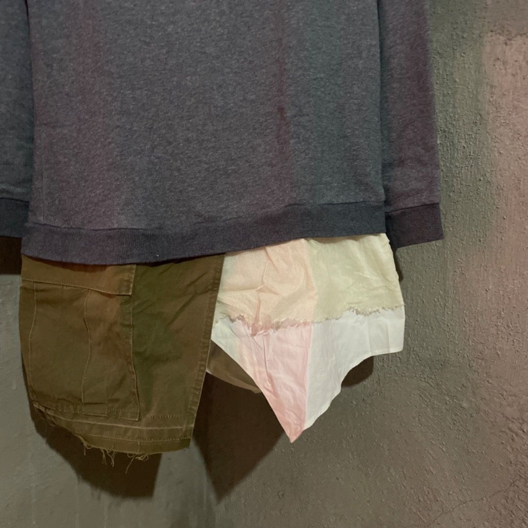 Undercover Jun Takahashi Layered Sweater (Category: Luxury Apparel) located in Bacolod City. Submitted by cast.archives (Listing ID 1405226494, Image 3). Description: Undercover Jun Takahashi Layered Sweater Authentic Tagged size: 2 Size: Medium to Large Condition: Excellent Flaw: None.