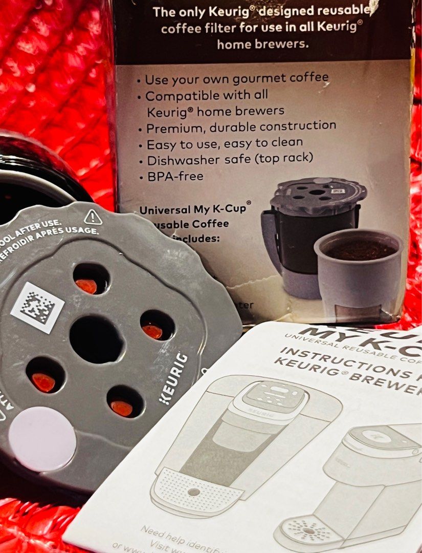 Universal MY K-CUP Reusable Coffee Filter (Category: Coffee Machines & Makers) located in Bacoor. Submitted by boutiquevilladulce (Listing ID 1405189567, Image 2). Description: *For Reusable Filter is a simple and convenient way to brew your favorite ground coffee using your coffee maker. *Extracts full flavor and aroma each time you brew *The only designed reusable coffee filter approved for use in all home brewers *Cleans easily in the dishwash