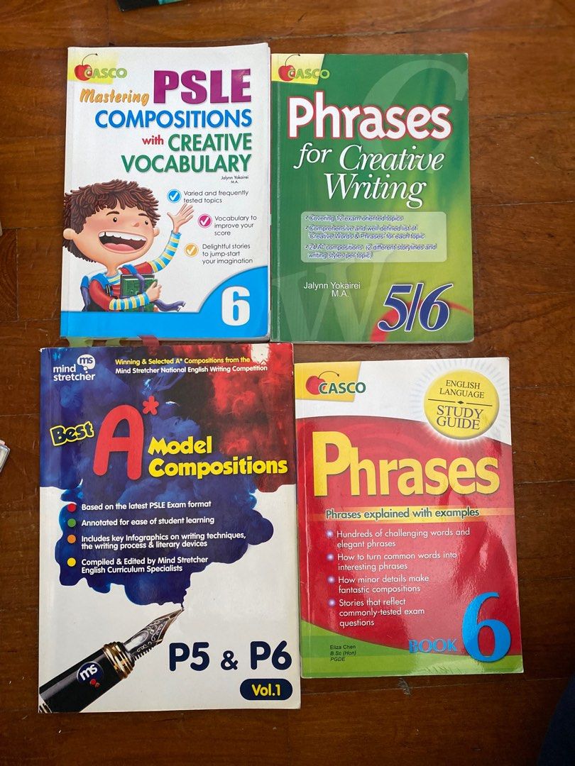 Upper Primary English Compo books - PSLE Composition & Phrases, Hobbies ...