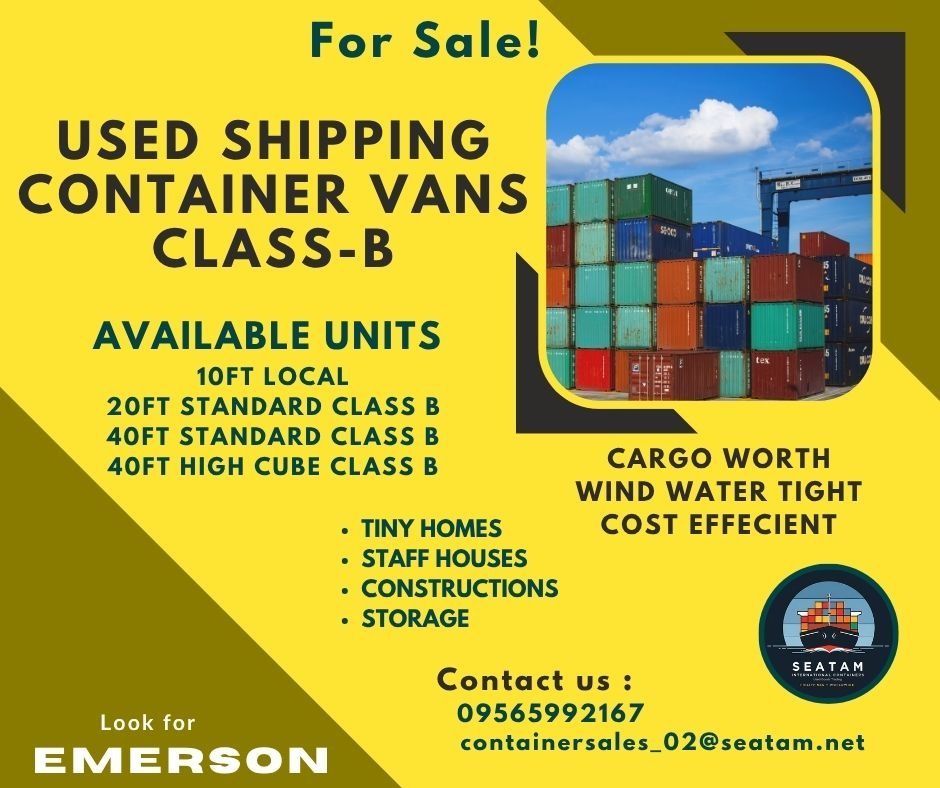 Used Shipping Container Vans - Class B, Furniture & Home Living, Office ...