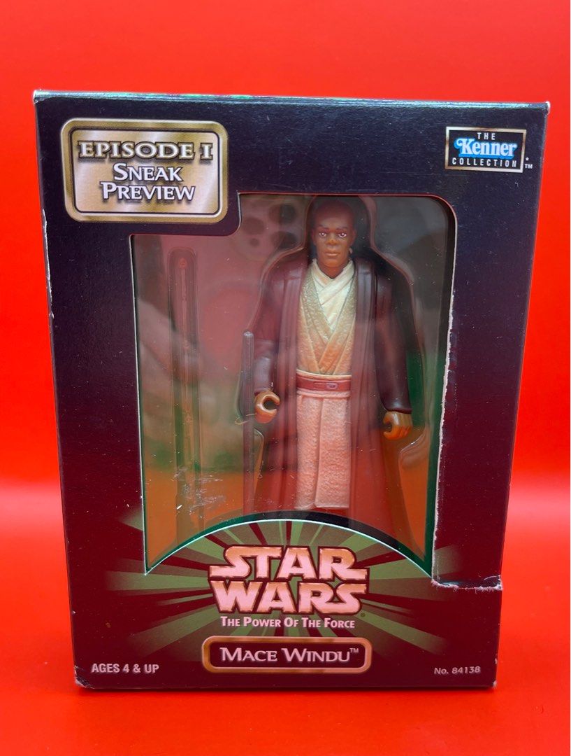 Vintage POTF Mace Windu Sneak Preview Edition (Category: Figurines & Statues) located in Makati City. Submitted by vintagetoycollector (Listing ID 1405182150, Image 1). Description: Up for grabs the first ever Jedi Master Mace Windu action figure released as a Sneak Preview Edition prior to the release of Star Wars: The Phantom Menace and the toy line that came with it all those years ago. The figure is still Mint on Card inside the box and slip 