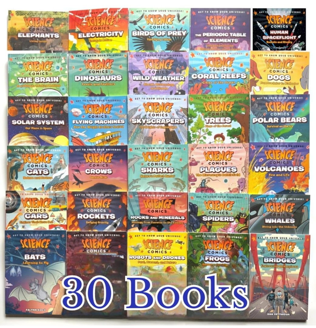 30 Science Comic books, Hobbies & Toys, Books & Magazines, Children's