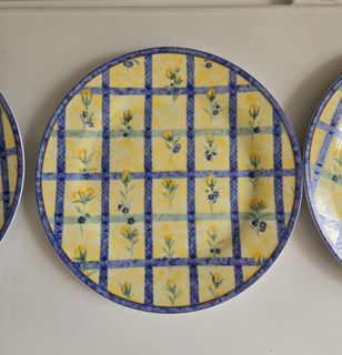 Vintage DONALDSON Royal Boch Good Morning Blue Mickey Mouse Plate