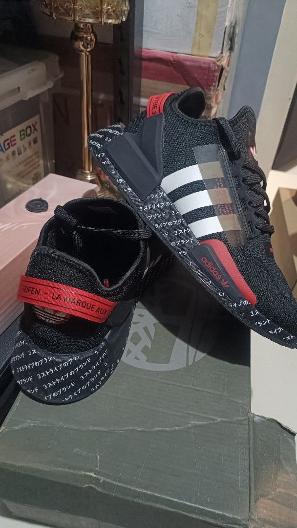 adidas NMD_R1 V2 'Japanese Print - Black Red', Men's Fashion, Footwear,  Sneakers on Carousell