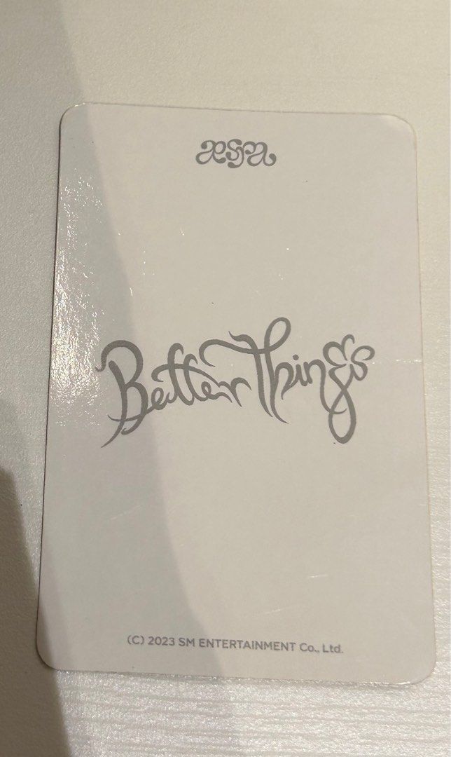 aespa winter photocard, Hobbies & Toys,