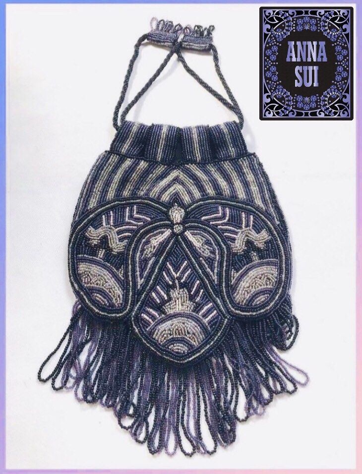 Anna Sui Fully -Beaded Luxury Flapper Bag 1920s The Great Gatsby- Style (Category: Luxury Bags & Wallets) located in Manila. Submitted by iyasellsph (Listing ID 1405510762, Image 2). Description: Anna Sui Fully -Beaded Luxury Flapper Bag No more haggling, price already reduced from Php4500 1920s Gatsby- style flapper bag Guaranteed authentic Vintage in unused condition Superb craftsmanship! Each tiny glass bead is sewn-in, not glued! Fully-handma