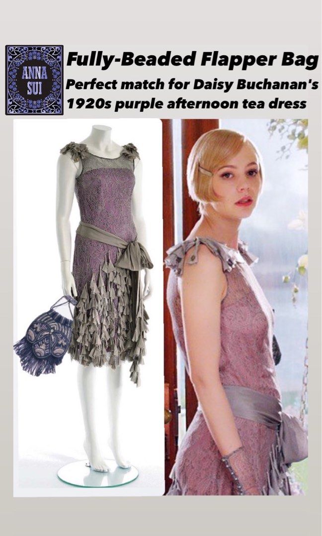 Anna Sui Fully -Beaded Luxury Flapper Bag 1920s The Great Gatsby- Style (Category: Luxury Bags & Wallets) located in Manila. Submitted by iyasellsph (Listing ID 1405510762, Image 1). Description: Anna Sui Fully -Beaded Luxury Flapper Bag No more haggling, price already reduced from Php4500 1920s Gatsby- style flapper bag Guaranteed authentic Vintage in unused condition Superb craftsmanship! Each tiny glass bead is sewn-in, not glued! Fully-handma