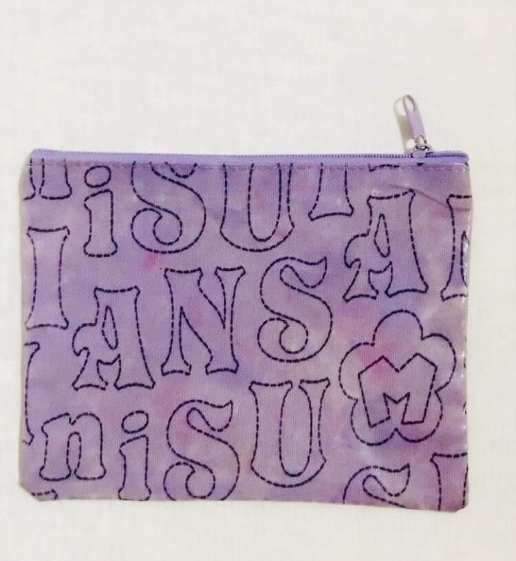 Anna Sui Multipurpose Pouch (Category: Purses & Pouches) located in Manila. Submitted by iyasellsph (Listing ID 1405424407, Image 2). Description: Anna Sui Multipurpose Pouch Old stockclassified as Lightly Used but unused 👈for photos 7x5 inches Flat-type Coated canvas Top zip closure May look lightly used but new and unused, *slight sign of storage on one side.