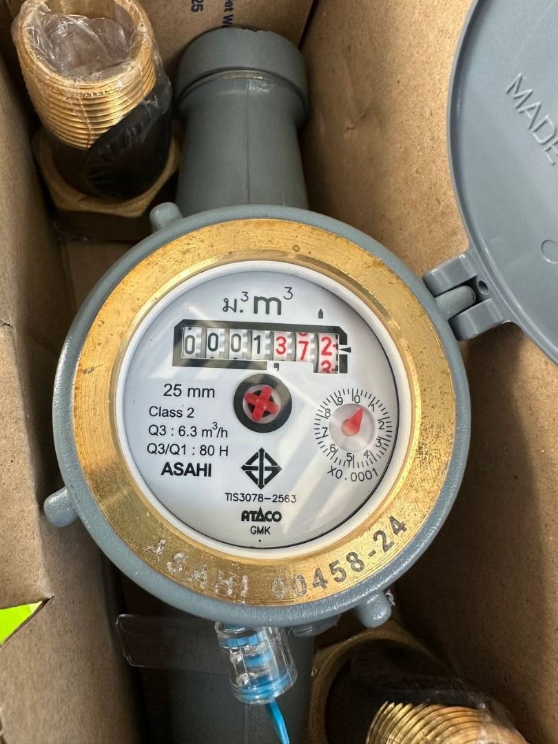 ASAHI Water Meter (Category: Construction Tools & Equipment) located in Manila. Submitted by joeyroque09 (Listing ID 1405389307, Image 2). Description: Asahi Water Meter Specs: 1”.