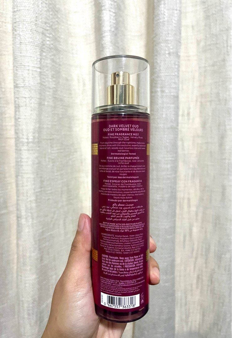 Bath & Body Works (Dark Velvet Oud) (Category: Fragrance & Deodorants) located in Caloocan City. Submitted by declutter_joy (Listing ID 1405451712, Image 2). Description: ☑️ Original from Canada ☑️ Brand New ☑️ Buyer will pay sf Courier: Grab/Lalamove/Gogoxpress.