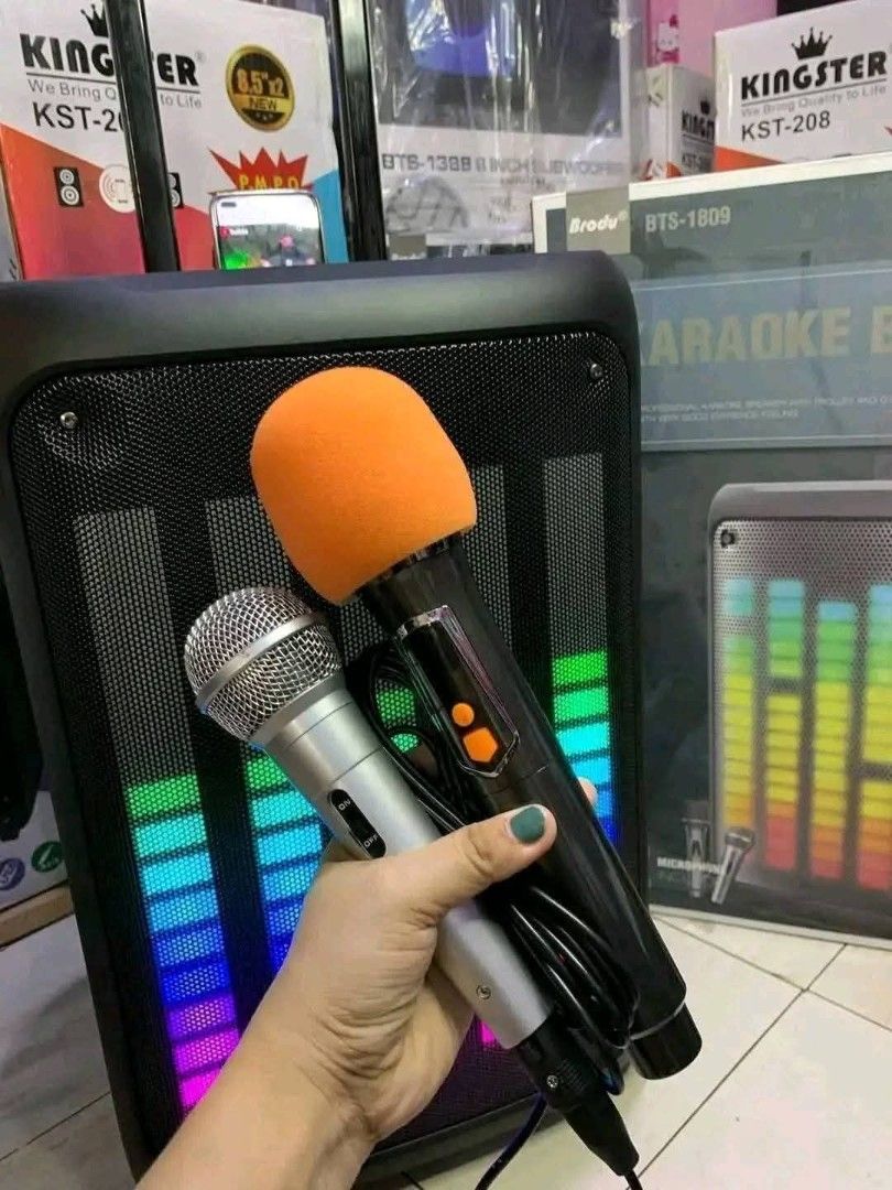 Brodu BTS-1809 Trolley Portable Bluetooth Speaker with 2pcs Microphone (Category: Soundbars, Speakers & Amplifiers) located in Manila. Submitted by onlineshoppersph (Listing ID 1405422804, Image 3). Description: Cash On Deliver - Metro Manila - Delivery Fee/Handling Fee shouldered by BUYERS - DF/HF depends on BUYERS Location LALAMOVE PICK UP - Cash on Deliver - Metro Manila & Nearby DELIVER THRU COURIER, CARGO & BUS - Provincial Buyers - Payment 
