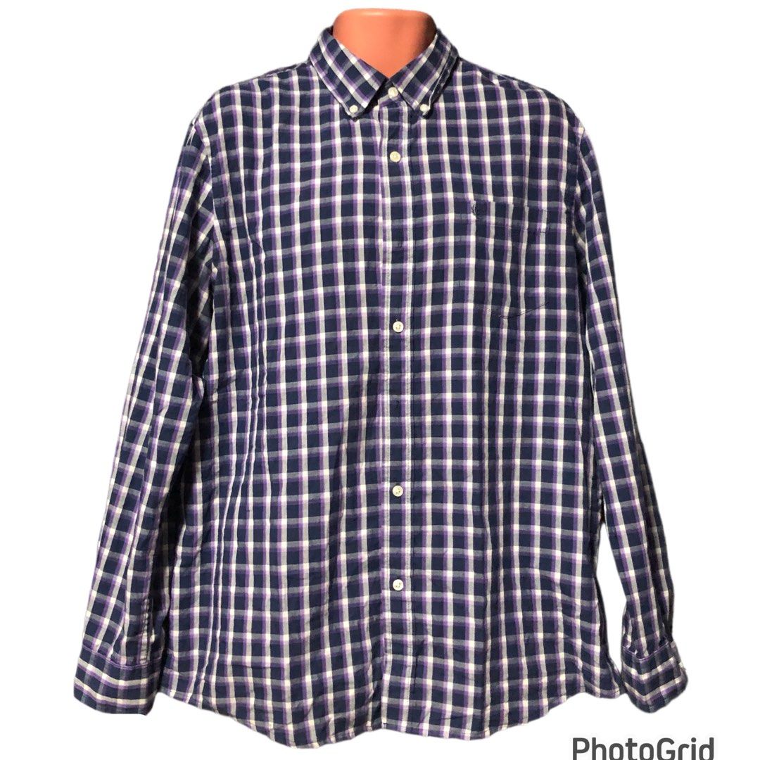 Chaps Violet/White Polo Long Sleeve Large (Category: Formal Shirts) located in Pasig City. Submitted by califinestcollectibles (Listing ID 1405437858, Image 3). Description: Chaps Violet/White Polo Long Sleeve Large T#0030 size: Large Easy Care L: 31.5 inch / 81 cm W: 48 inch / 124 cm (paikot na) #Formal #Violet&White #Longsleeve #Chaps #Menformal Preloved (Prewashed) Original/Authentic From USA Actual and Detailed Pictures are Posted Pick Up at 