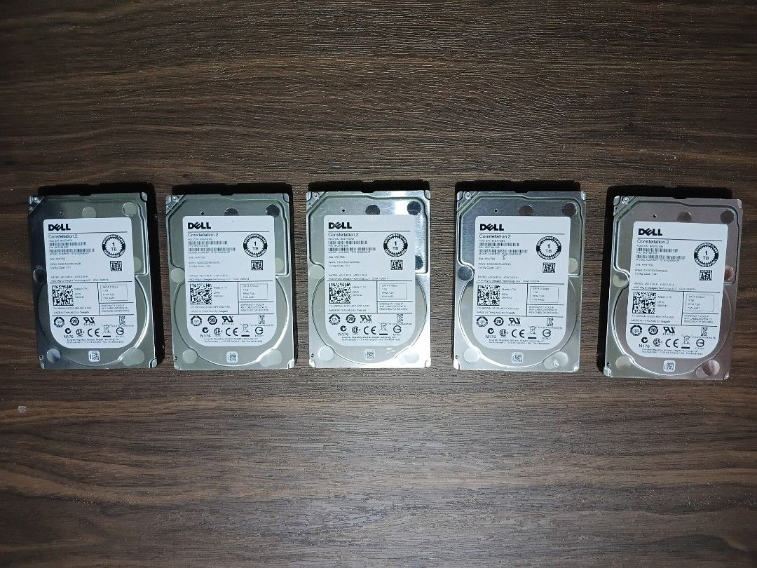 Dell Constellation.2 1TB HDD (Category: Hard Disks & Thumbdrives) located in Manila. Submitted by unclevin29 (Listing ID 1405508430, Image 1). Description: - Dell Constellation.2 - 1TB hard drives. - SATA 6Gbps - 7.2k rpm - Multiple units available. - Ideal for storage expansion. - 1TB capacity per drive. - Made by Seagate in Thailand..