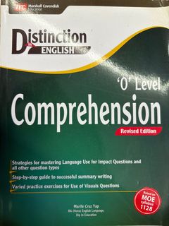 Distinction English 'O' Level Comprehension Textbook, Hobbies & Toys ...