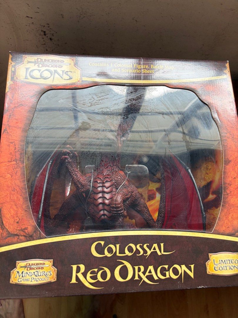 Dungeons & Dragons Icons Colossal Red Dragon *contact me for bundle if ...