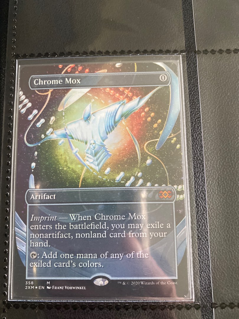 Foil Chrome Mox - 2XM - Magic The Gathering, Hobbies & Toys, Toys ...